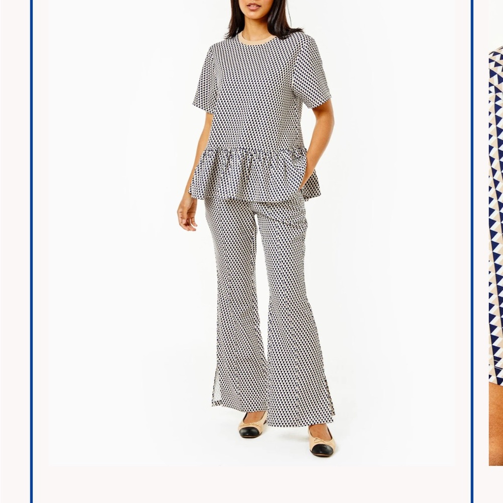 Addison Bay Set // Botanist Top & Twiggy Pant top EUC bottoms nwt